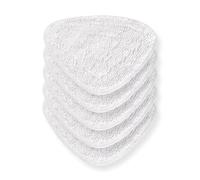 Lot de 6 housses de rechange pour nettoyeur vapeur Vileda, Steam pour chiffons en fibre super fine Vileda - Durable et ajustement parfait - Lavables - Réutilisables (blanc)
