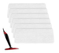 Lot de 6 housses de rechange pour nettoyeur vapeur Vileda Steam XXL/PLUS XXL - Réutilisables - Housses de rechange pour nettoyeur vapeur Vileda Steam Plus XXL - Housses de rechange lavables - Blanc