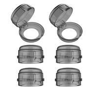 Lot de 6 housses de sécurité pour boutons de cuisinière à gaz avec adhésif de taille universelle pour la sécurité des enfants, housses de boutons de cuisinière à gaz pour bébé, animaux domestiques,