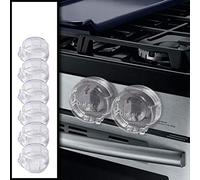 Lot de 6 housses de sécurité transparentes pour poignée de cuisinière - Protégez les petits enfants avec un verrou de sécurité enfant pour four/cuisinière/cuisinière à gaz - Protection de sécurité de