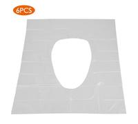 Lot De 6 Housses De Siege De Toilette Jetables Epaisses En Pe Pour Voyage -