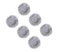 Lot de 6 housses extensibles en coton bio pour bols alimentaires non blanchis réutilisables pour petits et grands bols