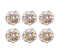 Lot de 6 housses pour chemisiers pour femmes - Pas de coutures en strass - Boutons de chemise à clipser - Clips pour vêtements de chemise pour homme