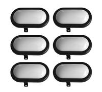 Lot De 6 Hublots Led 6w ? 480 Lumens ? Ip65 Noir