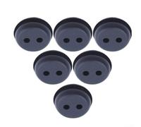 Lot de 6 œillets de réservoir de carburant pour débroussailleuse à 2 trous - Fonctionne avec les débroussailleuses et débroussailleuses