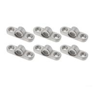 Lot de 6 œillets en acier inoxydable pour pare-soleil de caravane et camping-car