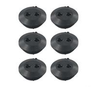 Lot de 6 œillets en caoutchouc à double trou pour débroussailleuse à essence à 2 trous pour remplacement de réservoir de carburant pour taille-haie