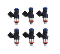Lot de 6 injecteurs de carburant 4 trous 0280158091 pour Ford Edge Flex Fusion Taurus X Lincoln MKZ MKX MKS MKT Mazda 6 CX-9 Mercury Sable