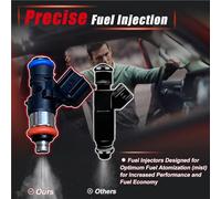 Lot de 6 injecteurs de carburant pour Explorer pour Taurus Flex 3,5 L 2011-2017 pour FJ1116 BR3E9F593F5A BR3Z9F593B 0280158191
