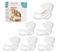 Lot de 6 inserts de bride (14 mm), compatibles avec la plupart des brides de tire-lait de 24 mm. Bride en silicone souple pour Momcozy M5/M6/M9/S12 Pro/V1 Pro, Spectra, Medela, Elvie