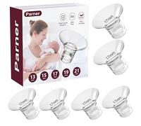 Lot de 6 inserts de bride de 17 mm pour tire-lait Momcozy S9/S9pro/S10/S12/S12pro/Medela/Tsrete/Spectra/Bellababababy, etc. 24 mm, réduit le tunnel de 24 mm vers le bas à la taille correcte