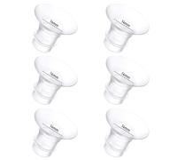 Lot de 6 inserts de bride de tire-lait de 14 mm compatibles avec Momcozy/Spectra/Medela/eufy/Elvie/Lansinoh/Paruu P10, pour tire-lait Momcozy M5/M9/M6/V2 Pro/V2 Pro/S12 Pro/eufy E10 S1 S1 Pro, bride