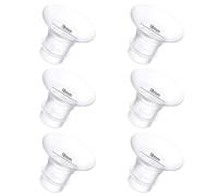 Lot de 6 inserts de bride de tire-lait de 18 mm compatibles avec Momcozy/Spectra/Medela/eufy/Elvie/Lansinoh/Paruu P10, pour tire-lait Momcozy M5/M9/M6/V2 Pro/V2 Pro/S12 Pro/eufy E10 S1 S1 Pro, bride