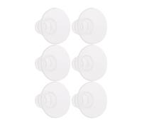 Lot de 6 inserts de bride en silicone - Accessoires d'alimentation pour tire-lait électrique - Accessoires de connecteur sans couture