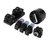 Lot de 6 interrupteurs de fenêtre de voiture pour MK5 +bouton de vitre électrique 5 bouton de vitre électrique 5 bouton de vitre électrique 5 bouton de vitre électriqu