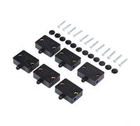 Lot de 6 interrupteurs normalement ouverts pour lumière de porte d'armoire, capteur tactile de garde-robe et activateur de lampe de garde-manger, kit d'éclairage LED avec déclencheur d'éclairage sous