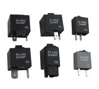 Lot de 6 interrupteurs relais Bypass avec testeur de relais, compatible avec OE 9036 9037 9038, utilisation universelle dans le véhicule, étanche à l'eau et à la poussière