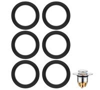 Lot de 6 Joint Bonde Lavabo Evier, Compatible avec Bouchon à Pression