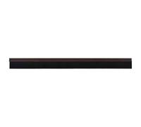 Lot de 6 joints de brosse de porte autocollants marron 100 cm en alliage d'aluminium avec brosses en nylon PVC pour porte de chambre et porte d'entrée, montage contre les courants d'air et le bruit à