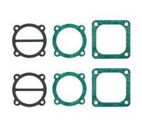 Lot de 6 joints de plaque de soupape 3 en 1 avec rondelles de base de culasse pour compresseurs de type 65 (espacement des trous de 62 mm/75 mm)