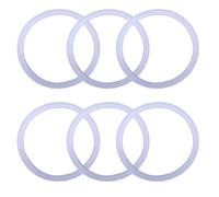 Lot de 6 joints de rechange en silicone pour bouteilles d'eau Owala FreeSip, compatibles avec les gobelets à rabat de 538,6 g, 680,4 g, 708,7 g, 947,2 g, 1284 g (couleur primaire)