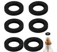 Lot de 6 joints de rechange pour Sodastream - Joint pour Sodastream - Joint de rechange - Compatible avec Sodastream Cystal MAXI Penguin STREAM Dynamo Power - Beaucoup plus encore - Noir