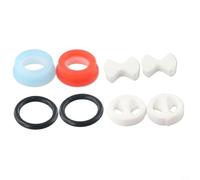 Lot de 6 joints de valve avec disques en céramique, O pour joint d'anneau, rondelle en silicone, valve de robinet pour cartouche de robinet mélangeur Ring (1 lot)