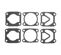 Lot de 6 joints de valve de rechange en plastique pour compresseur d'air - Convient pour un espacement des trous : 48 mm/62 mm