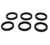 Lot de 6 joints d'étanchéité de bec de bidon de gaz - Joints de rechange en caoutchouc pour carafe d'essence/carburant (version améliorée, compatible avec l'éthanol, stabilisateur, etc.)