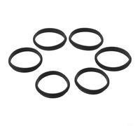 Lot de 6 joints d'étanchéité en silicone étanche pour bouteilles d'hydratation, bagues d'étanchéité de rechange pour bouteilles compressibles rechargeables, compatibles avec les tasses à eau