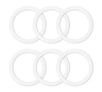 Lot de 6 joints d'étanchéité pour cafetière Bialetti Moka Express Dama 6 tasses - Bagues d'étanchéité de rechange en silicone de qualité alimentaire pour cafetière en aluminium (mieux que le