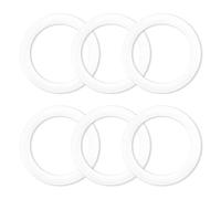 Lot de 6 joints d'étanchéité pour cafetière Bialetti Moka Express Dama 6 tasses - Bagues d'étanchéité de rechange en silicone de qualité alimentaire pour cafetière en aluminium (mieux que le