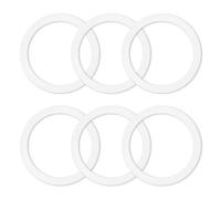Lot de 6 joints d'étanchéité pour cafetière Bialetti Moka Express Dama 9 tasses - Anneaux d'étanchéité de rechange en silicone de qualité alimentaire pour cafetière en aluminium