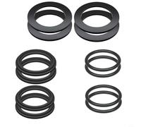 Lot de 6 joints toriques de piscine pour pièces de piscine Intex modèle 10747 25006 25076RP, joints d'étanchéité en caoutchouc robuste pour valve à piston, étanchéité contre les fuites, noir, 6 pièces