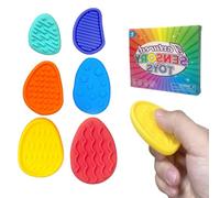 Lot de 6 Jouets Sensoriels Fidget, Jouet Stones Sensoriel en Pierre, Jouets Sensoriels en Silicone Fidget Stone, Anxiety Relief Sensory Toys for Kids and Adults, Et Peut Soulager Les Tensions