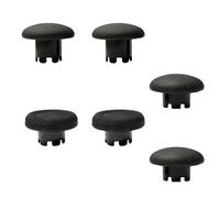 Lot de 6 joysticks pour manette de PS5 DualSense Edge, kit de joysticks analogiques interchangeables, pièces de rechange pour PS5 Dualsense Edge (noir)