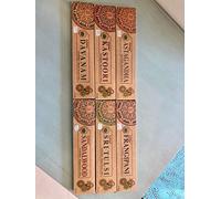 Lot de 6 - Kastoori, Astagandha, Davanam, Santal, Sri Tulsi, Frangipanier - par Goloka Organica Series par Goloka