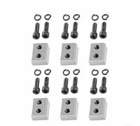 Lot de 6 lames de coupe électriques pour ciseaux à barre en acier hydraulique, mâchoire de rechange compatible avec les machines de découpe portables, 16/20/25 mm (type 25)