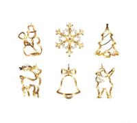 Lot de 6 lampes LED à ventouse avec différents motifs dont le Père Noël et le renne pour une installation facile