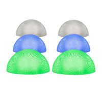 Lot de 6 lampes LED hémisphériques Terrain Décoration Lampes extérieures Éclairage IP44