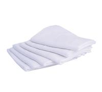 Lot De 6 Langes Carré Blanc TU