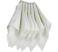 Trois Kilos Sept – Langes bébé mousseline coton Lot de 6 certifié OEKO-TEX STANDARD 100 Blanc
