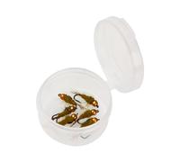 Lot de 6 leurres de pêche à la mouche sèche - Mouches humides - Mouches nymphes - Mouches à la truite - Saumon - Accessoires de pêche à la mouche