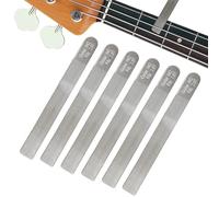 Lot de 6 limes à écrou de guitare en acier inoxydable pour réparation guitare, outils luthiers pour un réglage précis l'action des cordes, décoration la maison