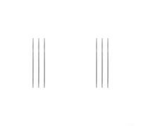 Lot de 6 limes d'affûtage pour tronçonneuse 3,5 mm - Kit d'affûtage pour tronçonneuse en métal - Kit d'affûtage pour chaîne Oregon