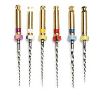 Lot De 6 Limes Rotatives Endodontiques Universelles Dentaires Assorties D'outils Dentaires De 21 Mm