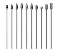 Lot de 6 limes rotatives professionnelles en alliage, tête cylindrique, haute durabilité, accessoires de meulage en alliage, outil cylindrique, fraise à vitesse rapide, accessoires de meulage haute