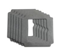 Lot de 6 lingettes de nettoyage en fibre, compatibles avec Liectroux YW509, tampons de rechange for robot nettoyeur de vitres