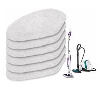 Lot de 6 lingettes de rechange lavables pour balais Polti Vaporetto, balais Vaporetto Brush Smart 35 et Smart 40, lingettes Label