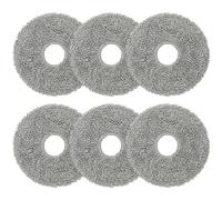 Lot de 6 lingettes de rechange pour robots Roborock Saros 10R / Q Revo / Qrevo MaxV / Qrevo Master / Qrevo Slim / Qrevo Pro / Qrevo S/Qrevo Curve